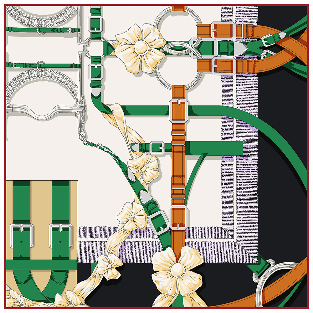 Scarf Silk Square - 女性用シルクツイルスカーフ,ショール,ブランド,正方形,ヒジャーブ,高級バンダナ,ネッカチーフ,女性用ヘッドスカーフ,ベルト,新しいデザイン,90cm