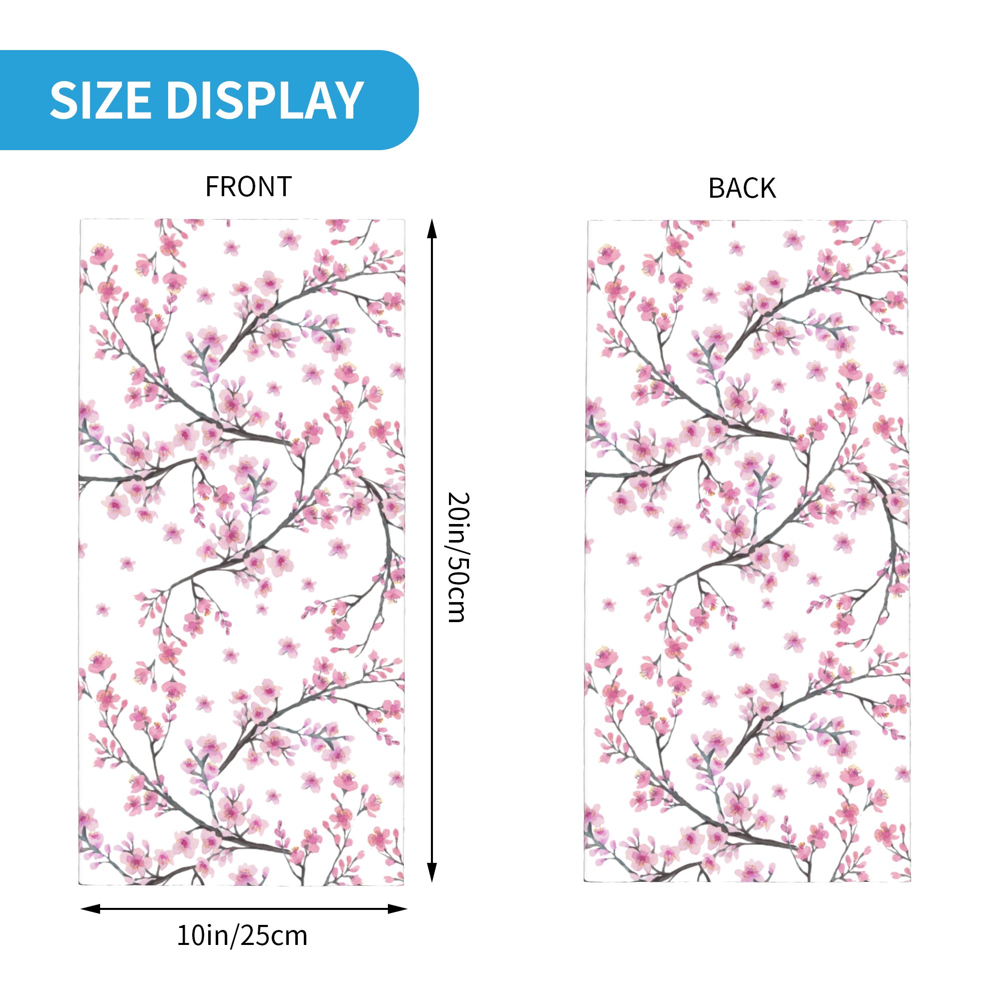 日本桜の花と赤い日の出の旗が描かれたバンダナネックゲイター防 - Neck Warmer Tube のレビューと価格