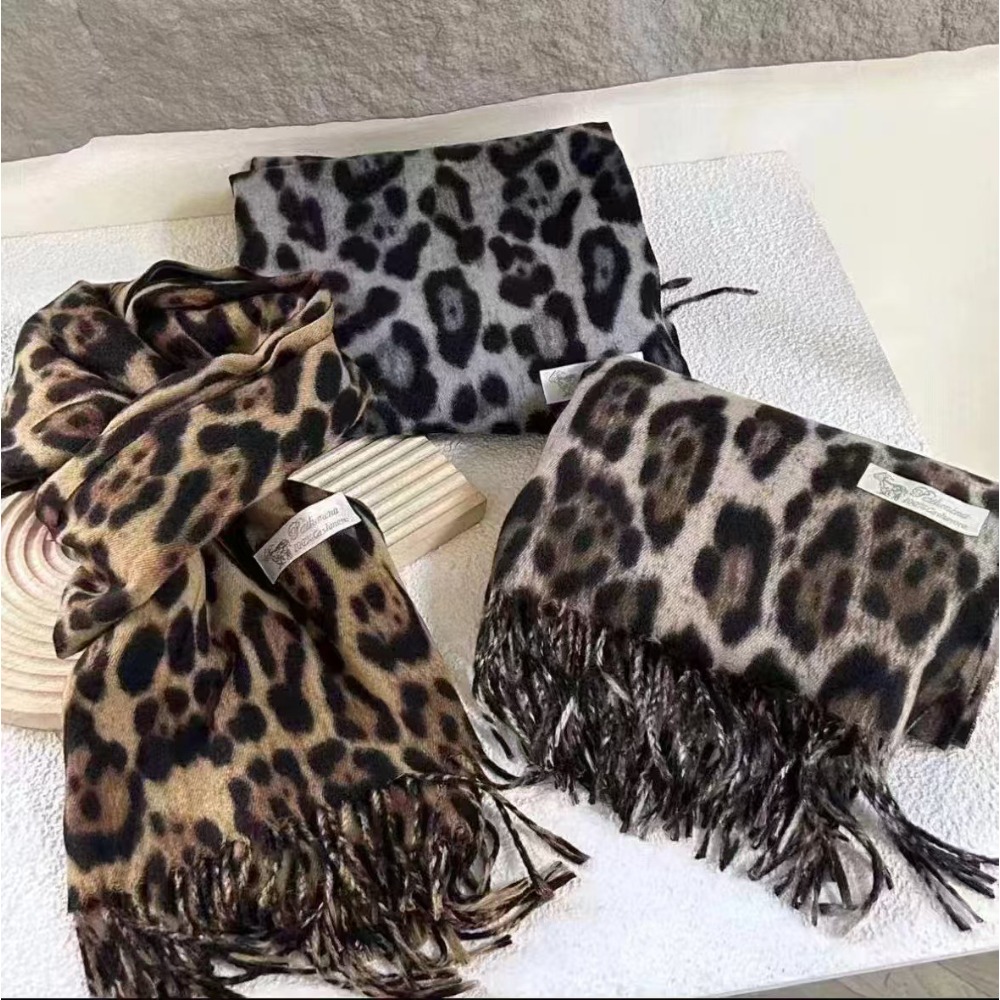 190*70 センチメートルデザインヒョウスカーフ冬暖かいパ - Woven Scarf Blanket のレビューと価格