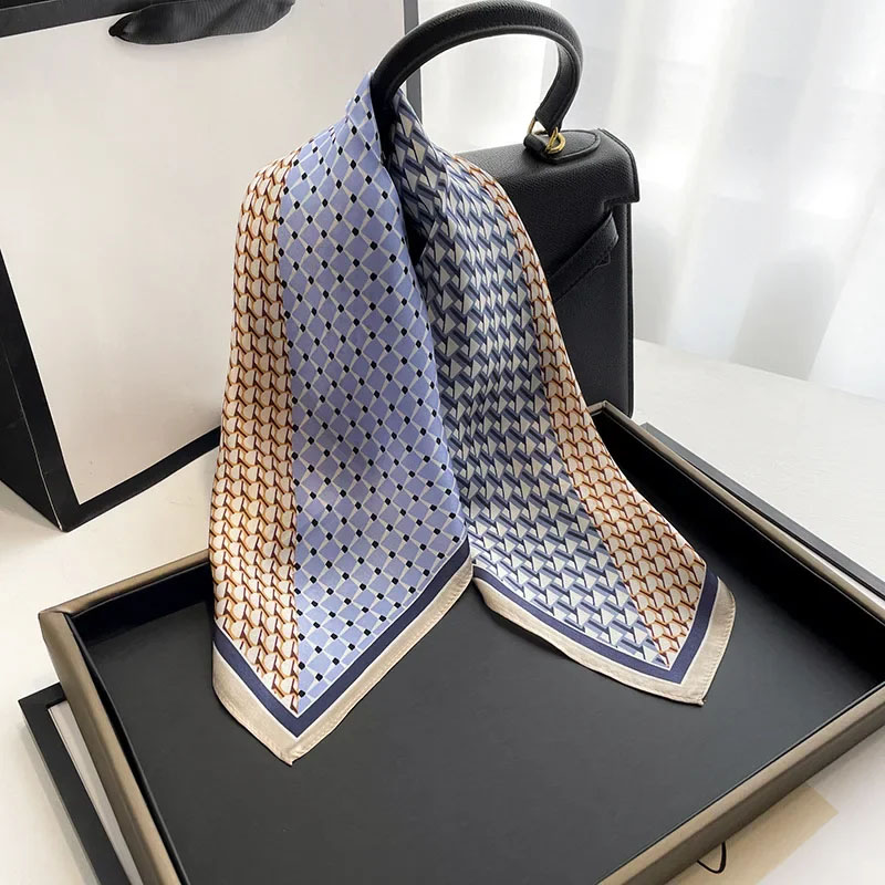女性用シルクスカーフ,春のプリント,本物のショール,正方形, - Scarf Silk Square のレビューと価格