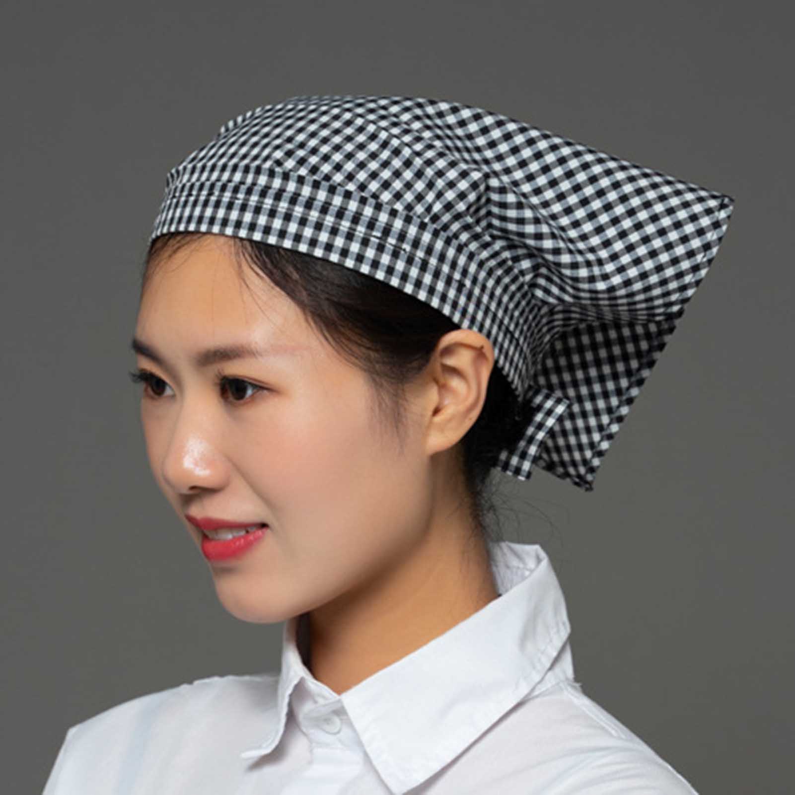 レストラン厨房スタッフ用コットンヘッドカバー、男女兼用シェフ - Bandana Cotton のレビューと価格