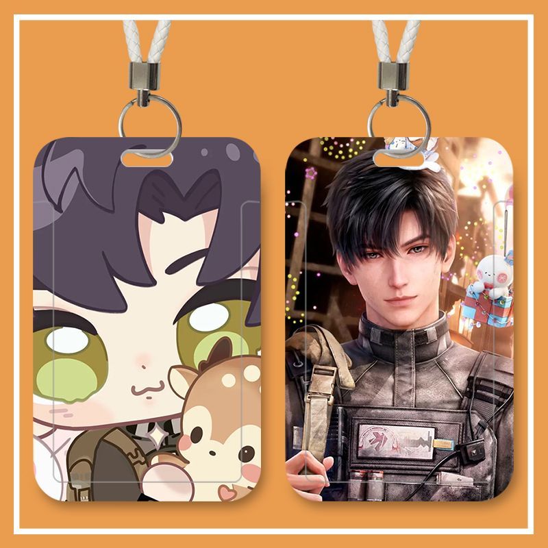 アニメ「ラブ＆ディープスペース」のIDカードホルダー、ネック - Lanyard Badge Holder のレビューと価格