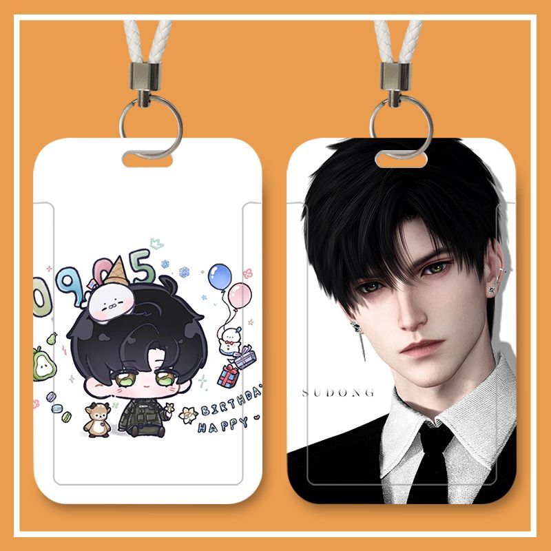 アニメ「ラブ＆ディープスペース」のIDカードホルダー、ネック - Lanyard Badge Holder のレビューと価格