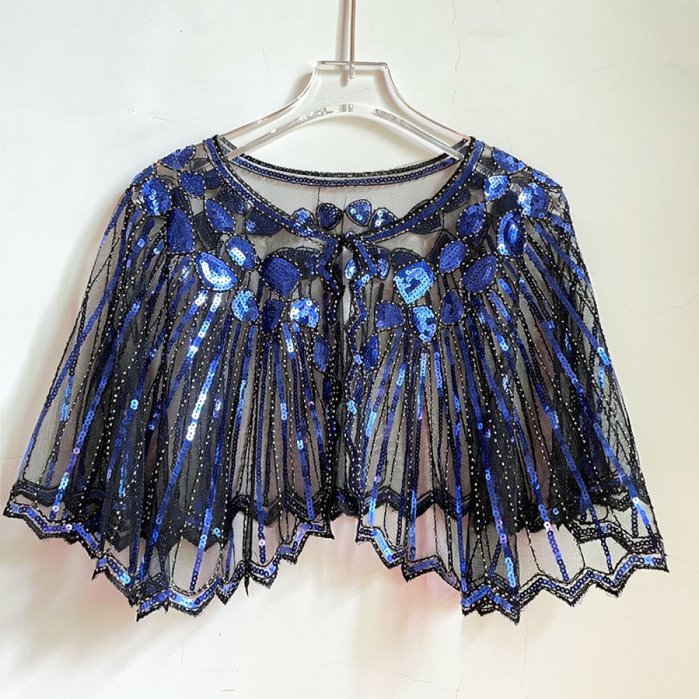 フォーマルな夜会にふさわしい、スパンコールがあしらわれたショ - Stole Wedding Shawl のレビューと価格