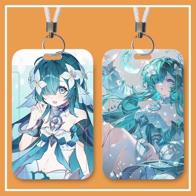 アニメ「ヴォディヤニツァ」のIDカードホルダー、ネックストラ - Lanyard Badge Holder のレビューと価格